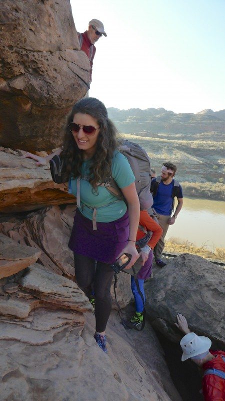 Allison at trail head