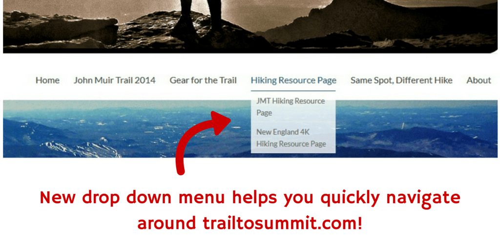 Drop down menu