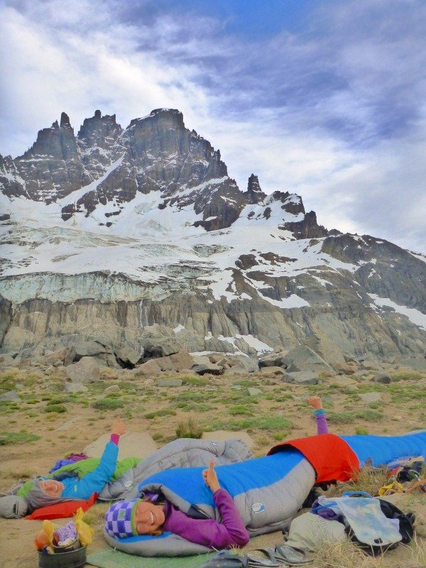 female lightweight backpacking