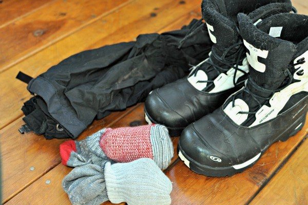 winter hiking boots